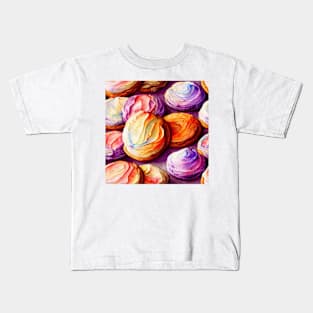 Watercolor cookie pattern Kids T-Shirt